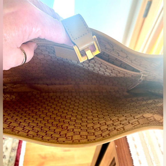 🎉2X HOST PICK‼️ Authentic 💥GUCCI💥 Lavender Suede & Tan Leather Shoulder Bag✨✨✨ - Picture 11 of 11